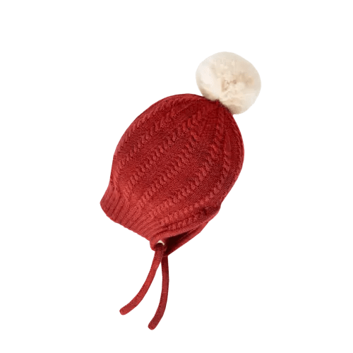Hawthorn Cable Pom-Pom Hat