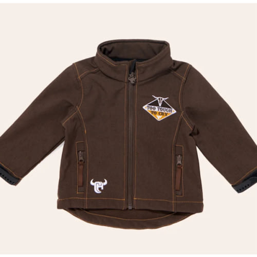 Cowboy Hardware Infant Boy's Chocolate Too Tough To Cry Zippered Jacket | Cavender's