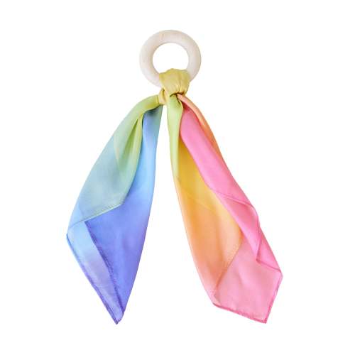 Silk and FSC-Certified Wood Baby Teether