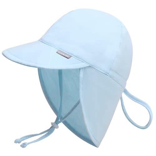 Duoyeree UPF 50+ Baby Sun Hat with Ear and Neck Protection - Toddler Beach Hat for Boys & Girls - Ideal for Summer Fun