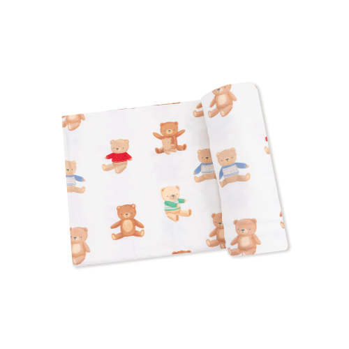 Stretch Swaddle, Teddy Bear Collection