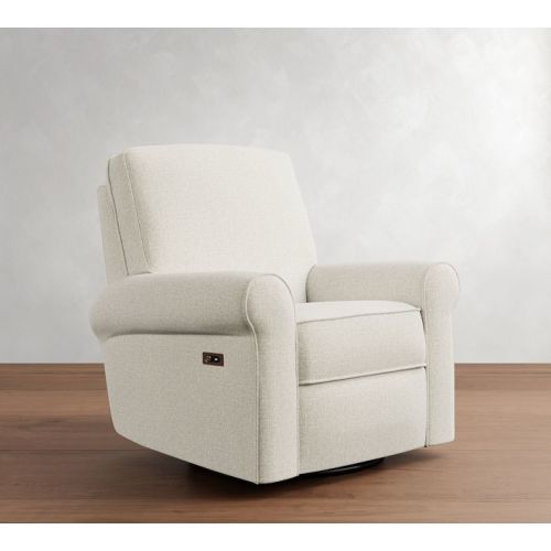 PB Comfort Roll Arm Swivel Glider Recliner