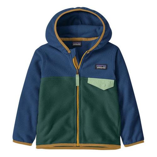 Baby Patagonia Micro D Snap-T Hooded Fleece Jacket