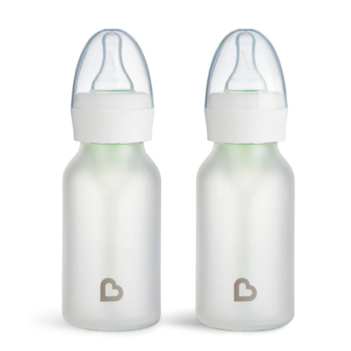Bond™ Silicone Glass Bottle 4oz or 8oz, 2pk | Munchkin