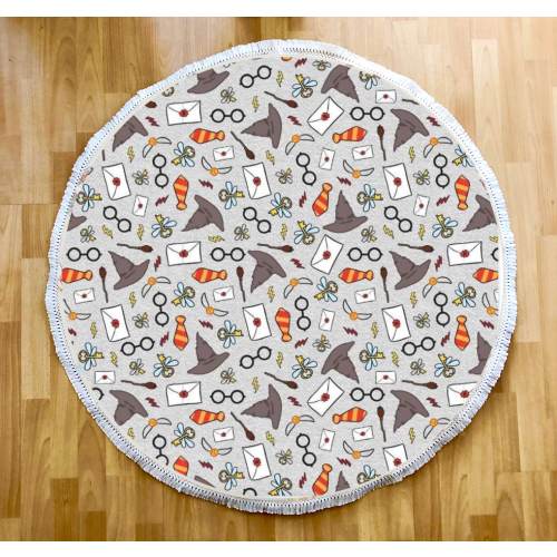 Potter Charms, Baby Play Mat, Nursery Mat, Newborn Tummy Time, Baby Rug, Comforter, Baby Shower Gifts, Newborn unisex presents, Harry theme