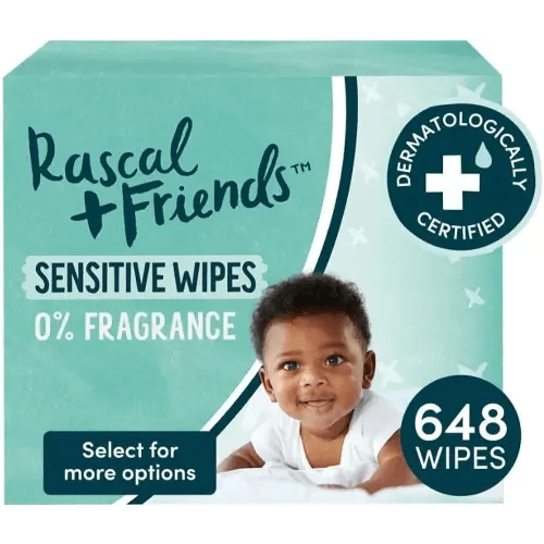 Rascal + Friends Sensitive Baby Wipes (648)