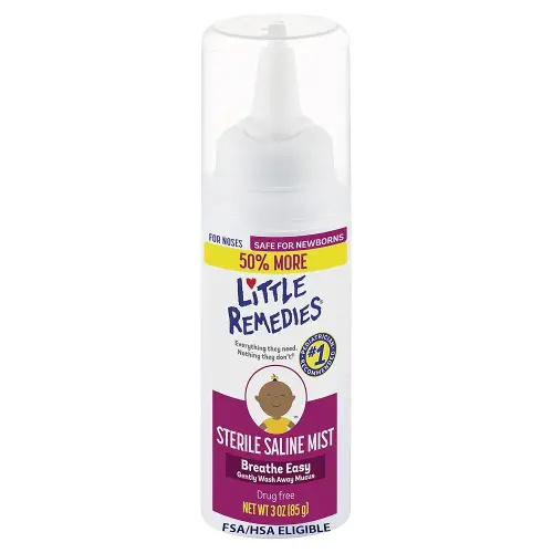 Little Remedies Sterile Saline Nasal Mist, Safe for Newborns, 3 oz