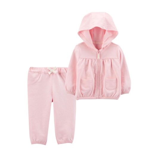 2-Piece Zip-Up Hoodie & Pant Set - 6M