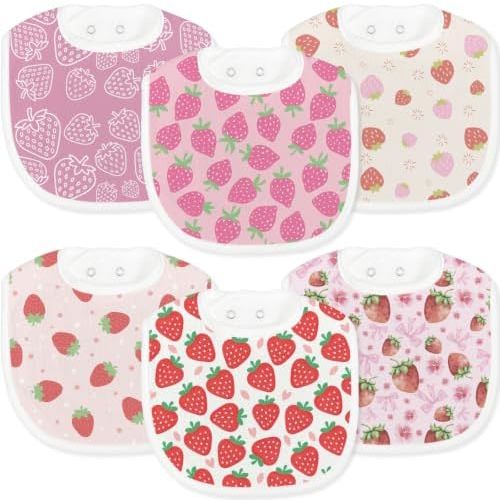 Baby Bibs for Baby Boys Girls 6-Pack