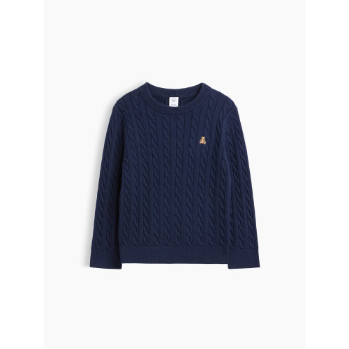 babyGap Brannan Bear Cable-Knit Crewneck Sweater