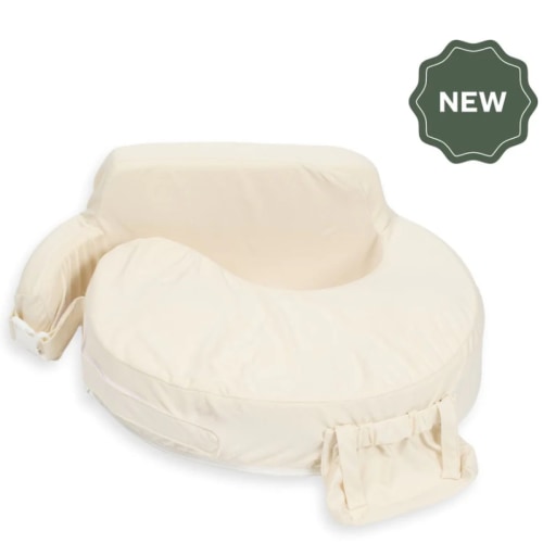 Super Deluxe Oat Nursing Pillow with 100% Organic Cotton Cover