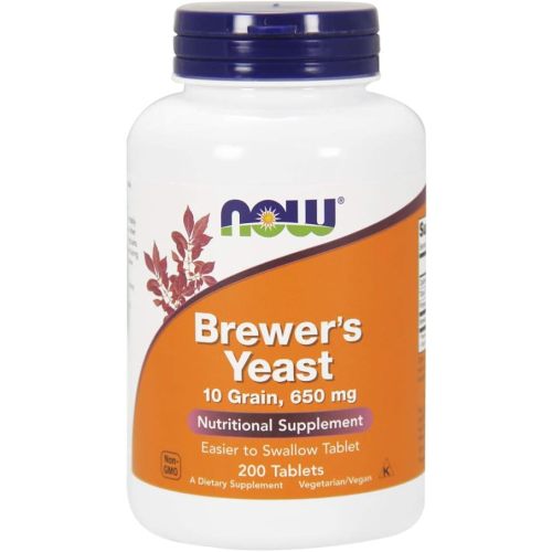 NOW Foods Brewer's Yeast 650 mg 200 Tabs