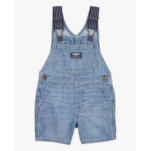 Baby Denim Shortalls - Blue - OshKosh B'gosh | Carter's