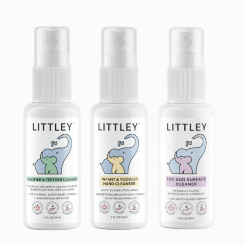 "INTRODUCTORY $20.99 SAMPLE PACK" Pacifier Cleaner + Hand Cleanser + T – Littley USA