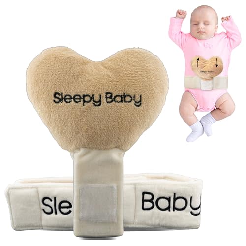Sleepy Baby Shh White Noise Machine with Gentle Rhythmic Tapping | Mimics Parents Soothing Touch | Adjustable Speeds & Belt | Helps Reduce Constant Holding and Rocking