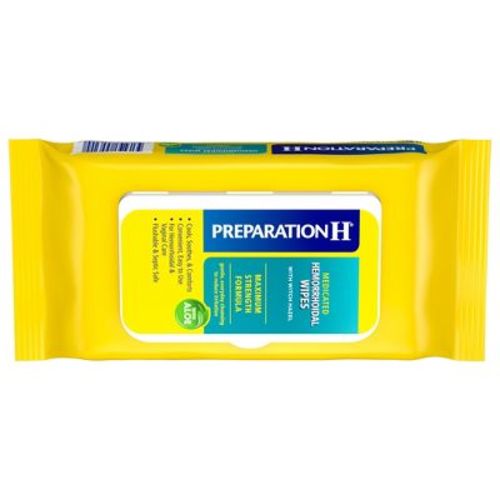 Preparation H Maximum Strength formula Medicated Wipes - 48ct
