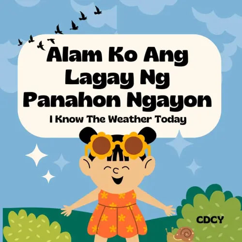 I KNOW THE WEATHER TODAY! (Alam Ko Ang Panahon Ngayon!): Bilingual children's book iEnglish and Tagalog with simple phrases and captivating ... (BILINGUAL ENGLISH-TAGALOG BOOKS FOR KIDS)