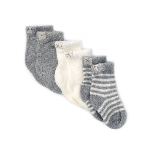Barefoot Dreams Baby CozyChic Lite 3-Pack Socks