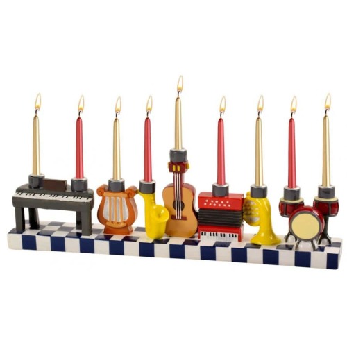 Musical Instruments Menorah