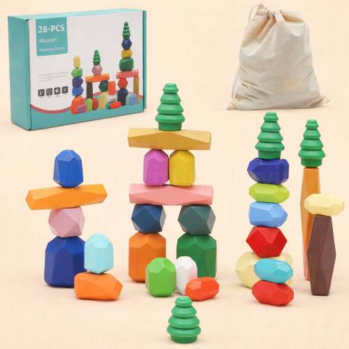 Marvin’s Montessori Balancing Stones
