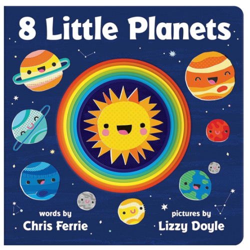 8 Little Planets: A Solar System Book for Kids with Unique Planet Cutouts