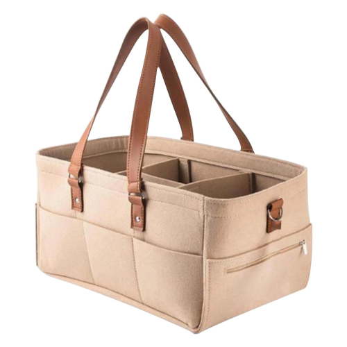 Baby Diaper Caddy Organizer Portable Car Diaper Holder Tote Bag Nursery Basket Newborn Essentials,Compartment Travel Diaper Organizer Basket Car Travel Organizer for Mom New-Born Kids