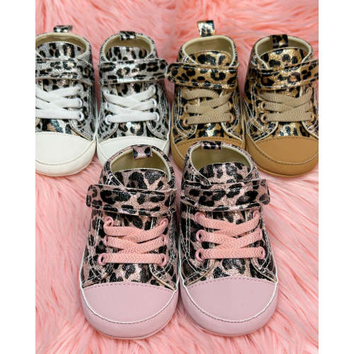 Millie Glitter Leopard Sneakers