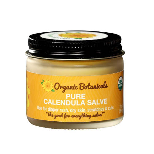 Organic Botanicals, Pure Calendula Salve Healing Balm - Calendula Cream Healing Ointment Hand Salve Ointment from Local Organic Calendula Flowers, Calendula Gel Eczema Ointment, Certified Organic 2 Oz
