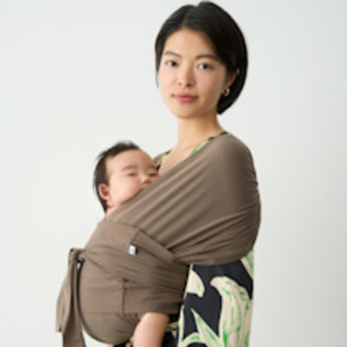 Konny Baby Wrap Carrier Flex SoftBreeze - Mocha, M-4 XL