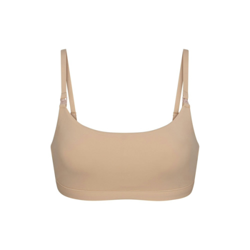 FITS EVERYBODY MATERNITY PUMPING SCOOP BRALETTE | CLAY