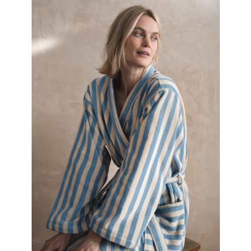 Smart Collection: Pembroke Stripe Cotton Robe