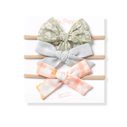The Fiona Headband Bow Set – Little Poppy Co.