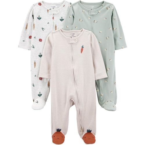 (6-9mo) Simple Joys by Carter's 3-pack Sleep and Play