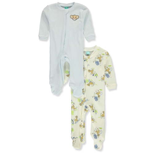 Disney The Lion King Baby Boys' 2-Pack Coveralls - orange, 6 - 9 months (Newborn)