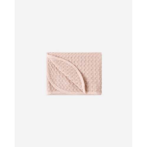 Waffle Baby Blanket Blush