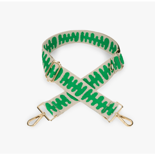 Classic Strap - green wavy
