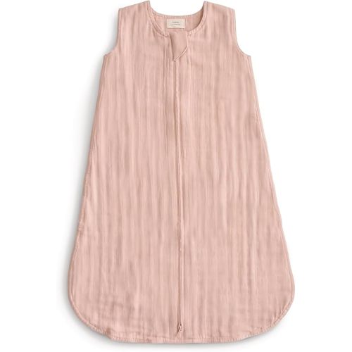 mushie Baby Wearable Blanket | 100% Organic Cotton Muslin | Sleeping Bag For Infants (Blush)