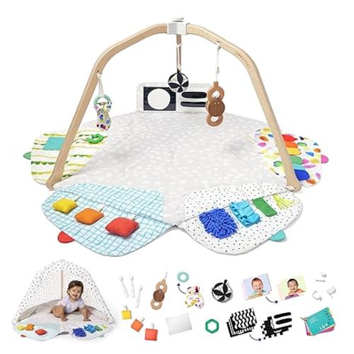 LOVEVERY | The Sensory Strands | The Perfect Play Gym Add On, Sensory Montessori, Infant Learning Sensory Baby Toys for Newborn, Ages 0-12 months