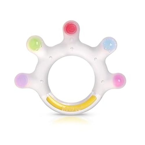 Haakaa Dinky Digits Palm Teether, Baby Teething Toys, Food Grade Silicone Teethers for Babies 0-6 Months/6-12 Months, BPA Free Teething Relief Baby Chew Toys