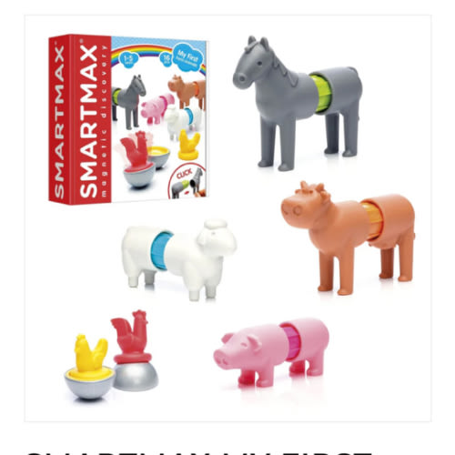 SmartMax My First Farm Animals STEM Building Play Set for Ages 1+ – Smart Toys and Games