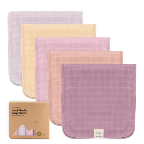 5-Pack Lumi Muslin Burp Cloths