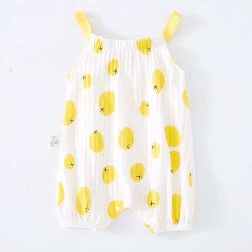 Baby Newborn Fruit Animal Strap Romper