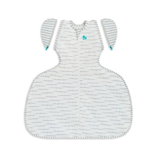 Love To Dream Swaddle Wrap Up Transition Bag Hip Harness - Dreamer White - L