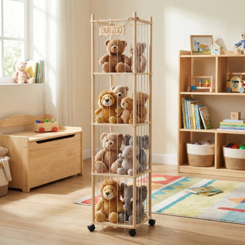 East Urban Home Standing Stuffed Animal Storage Organizer & Reviews | Wayfair
