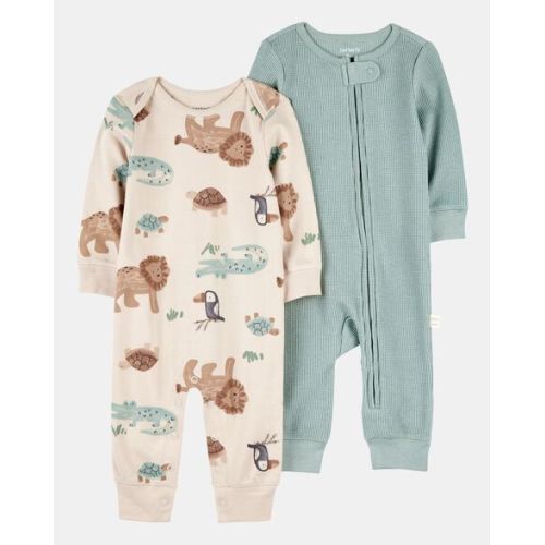 New Born Baby 2-Pack Jumpsuits | Carter's