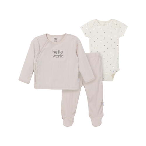Gerber Gender Neutral Tame Me Home Outfit Set, 3-Piece, Sizes Newborn - 6/9 Months