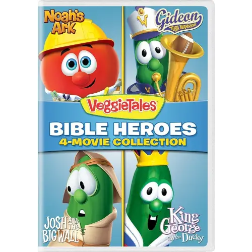 VeggieTales: Bible Heroes 4-Movie Collection (Noah's Ark / Gideon Tuba Warrior / Josh and the Big Wall / King George and the Ducky) [DVD]
