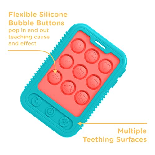 Nuby Cell Phone Popper Sensory Play Teether Toy - 3+ Months — buybuy BABY