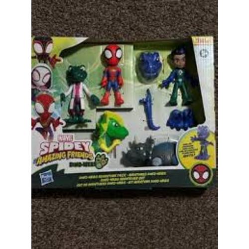 Marvel Spidey and His Amazing Friends, Dino Heroes & Lizard Action Figures Set