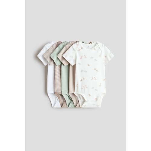 5-PACK COTTON BODYSUITS